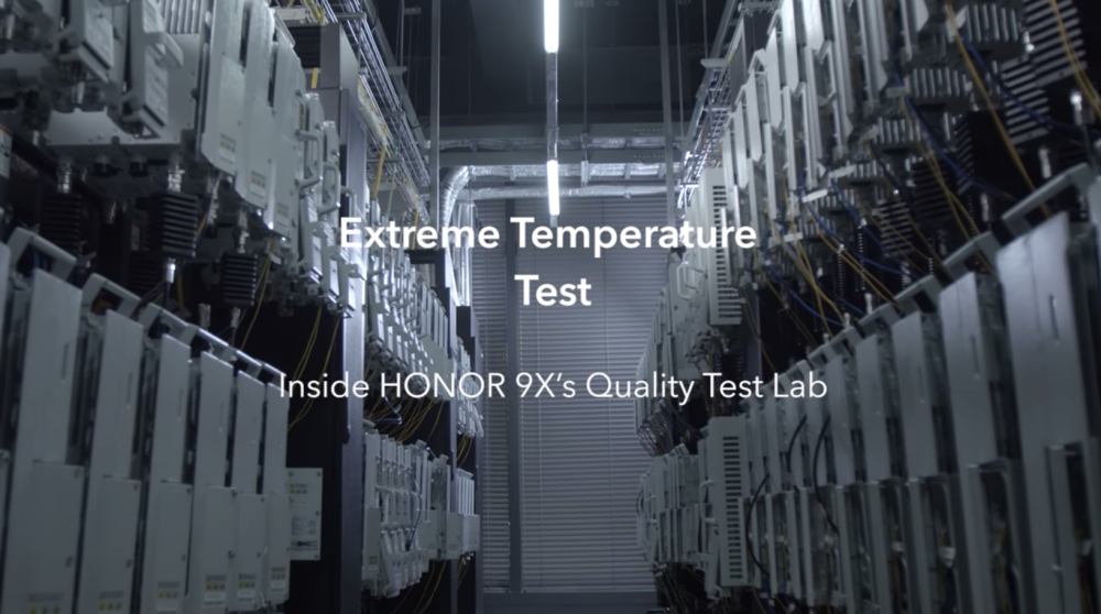 HONOR 9X Quality Test Lab: extrém hőmérsékletben is működnie kell